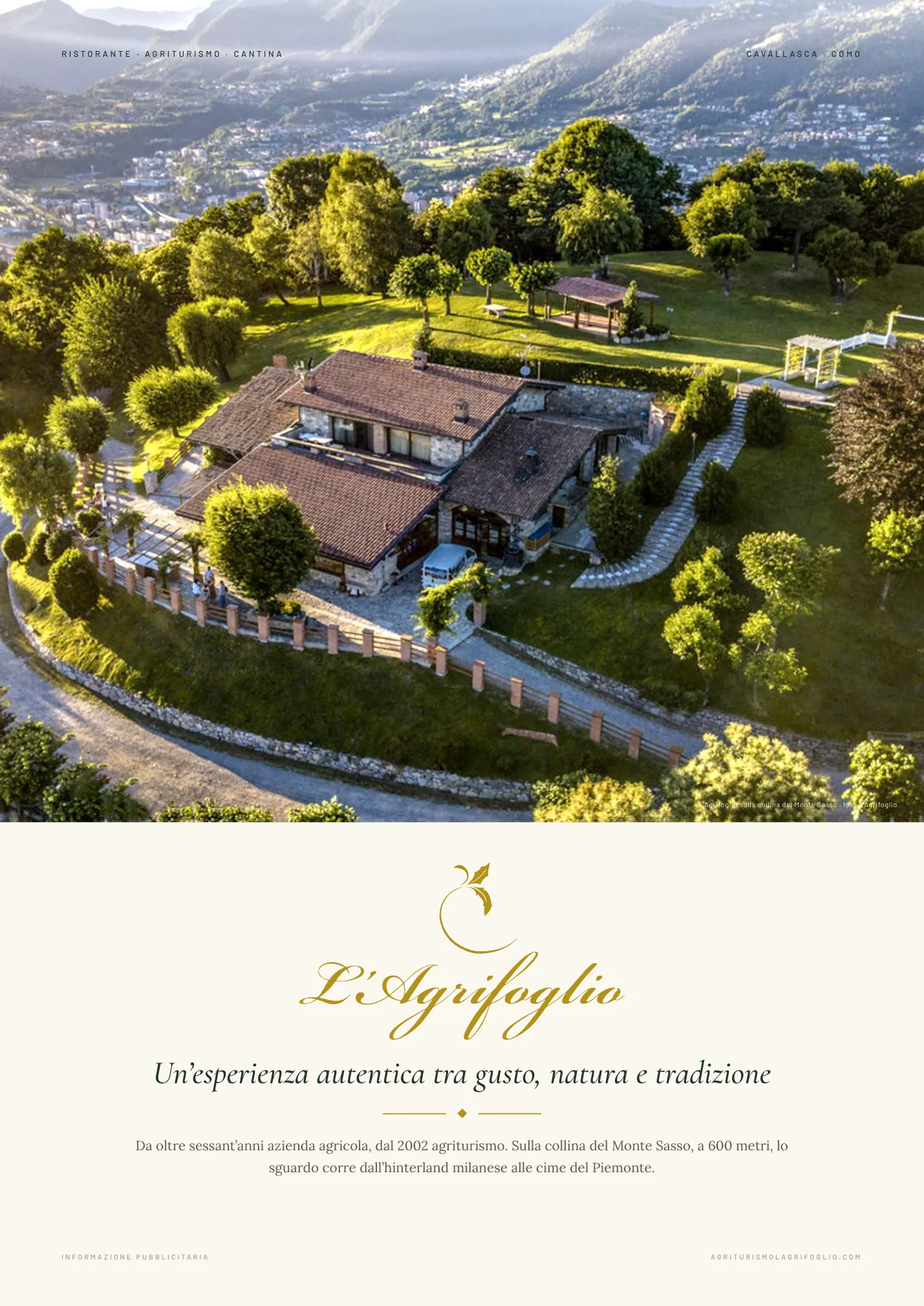 Pubblicità di Agriturismo L’Agrifoglio