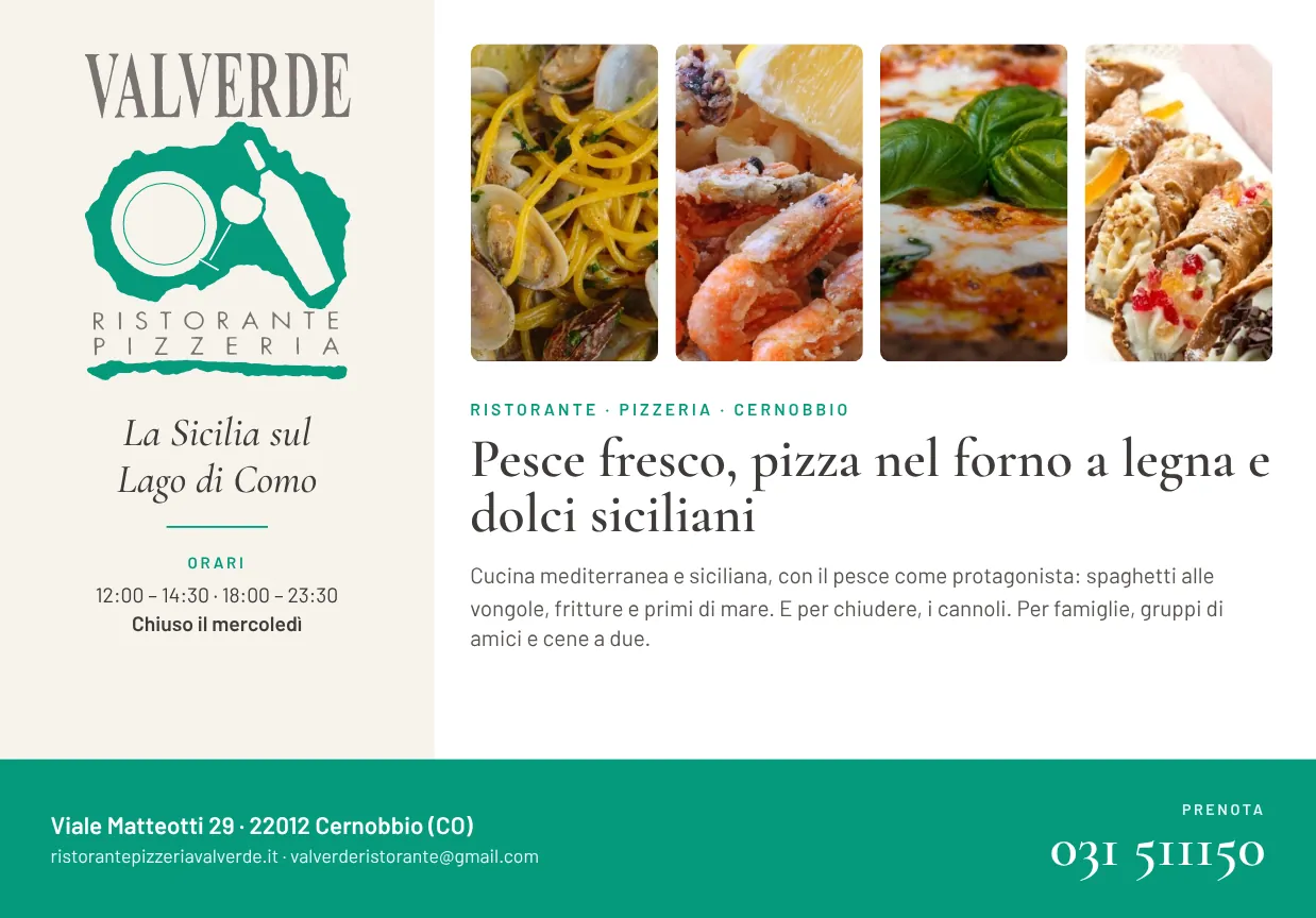 Pubblicità di Ristorante Pizzeria Valverde