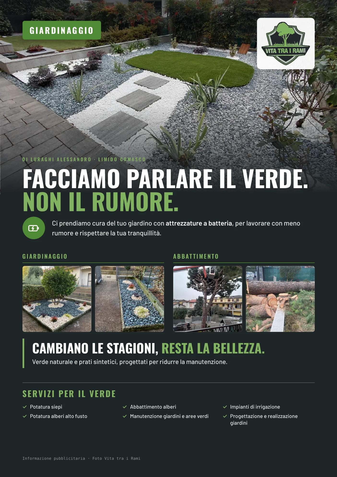 Pubblicità di Vita tra i Rami